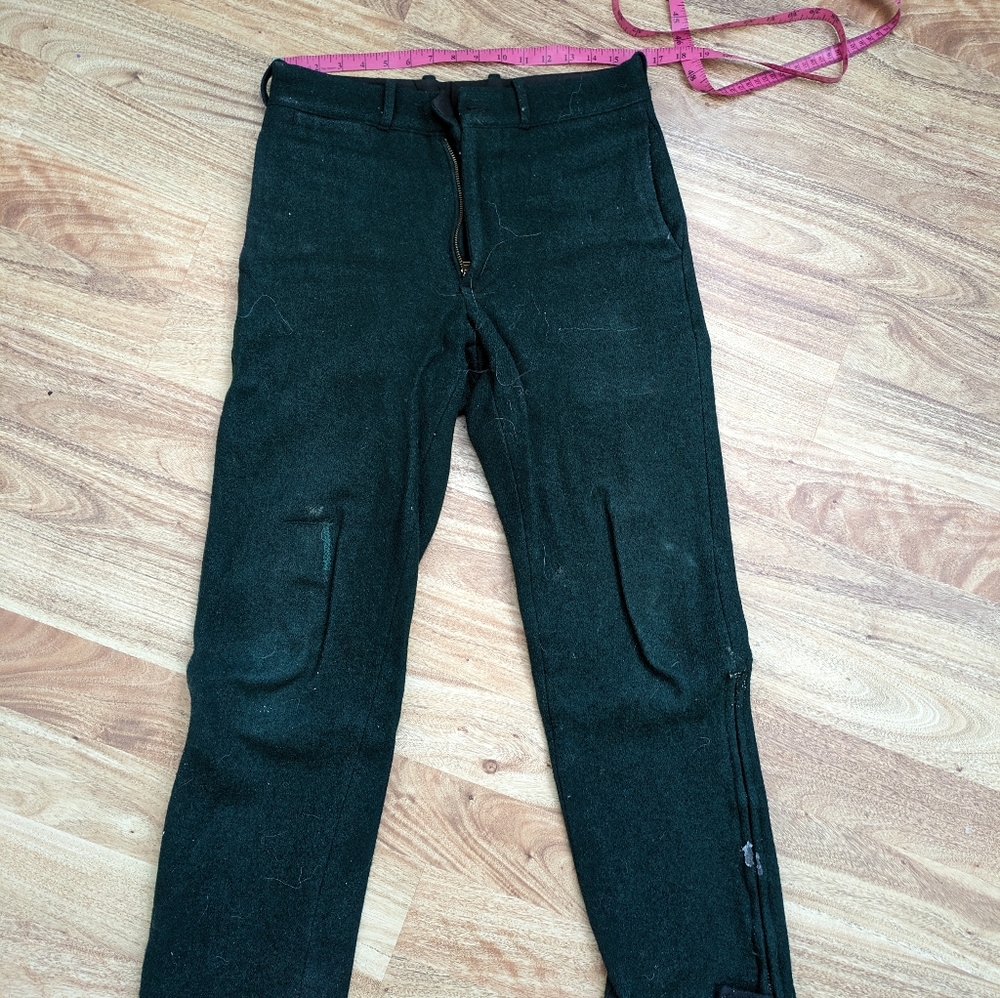 Vintage green wool pants Johnson